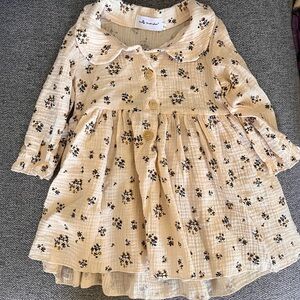 Milk Monster kids toddler girl shirt dress, new, size 2T